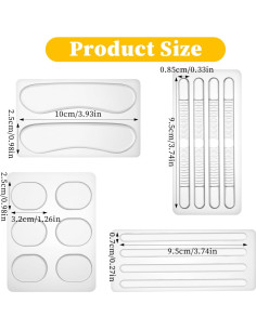 34 Piezas Almohadillas de Gel para Talón TIESOME - Silicona Transparente 2