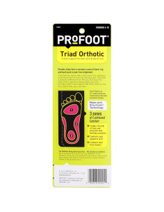 Plantillas ortopédicas ProFoot Triad para mujeres 6-10 2