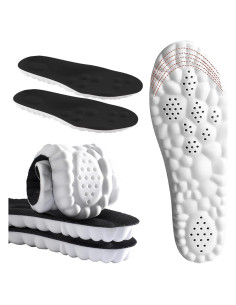 Plantillas 4D Cloud DWTWLE de espuma viscoelástica para hombres y mujeres