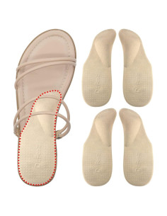 Insertos para zapatos Dr. Foot con soporte de arco - Pequeño Beige
