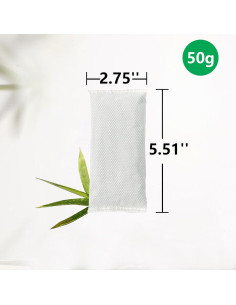 Paquete de 16 bolsas desodorantes KaiCarnte 50g carbón activado 2