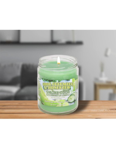 Vela Exterminadora de Olores a Humo 368g Pepino y Melón