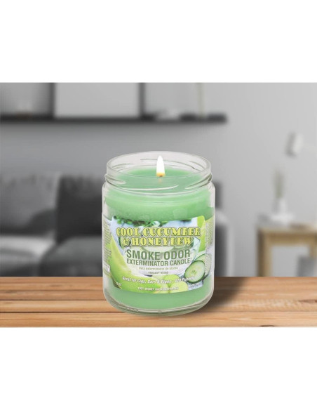 Vela Exterminadora de Olores a Humo 368g Pepino y Melón