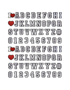 Encantos de Letras para Zapatos CUNUEN - 78 Piezas PVC