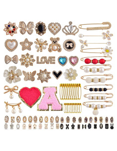 Kit de Encantos para Calcetines Eswala - 100 Piezas Oro