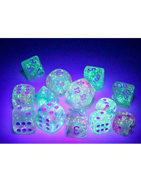 Juego de Dados Poliedricos Chessex Nebula Wisteria 7 Pzas Juego de Dados Poliedricos Chessex Nebula Wisteria 7 Pzas