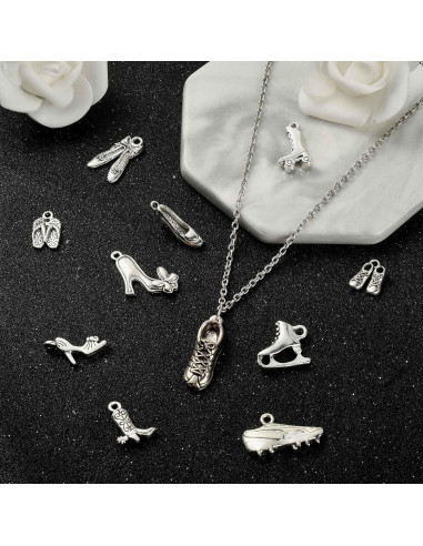 Encantos de Zapatos DanLingJewelry 120 Piezas 12 Estilos