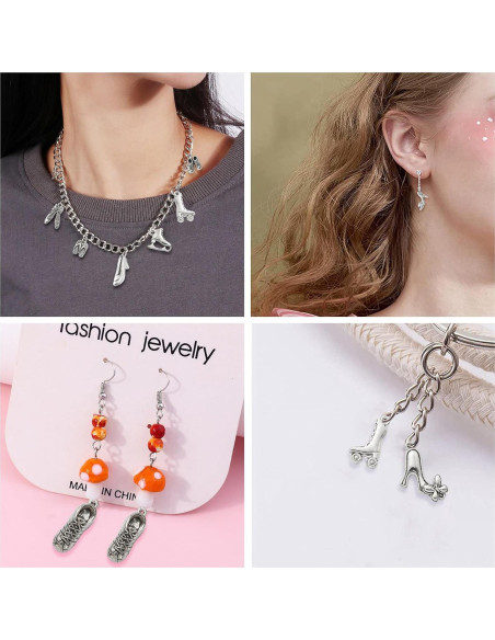 Encantos de Zapatos DanLingJewelry 120 Piezas 12 Estilos Encantos de Zapatos DanLingJewelry 120 Piezas 12 Estilos