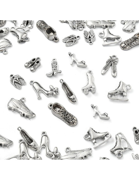 Encantos de Zapatos DanLingJewelry 120 Piezas 12 Estilos Encantos de Zapatos DanLingJewelry 120 Piezas 12 Estilos