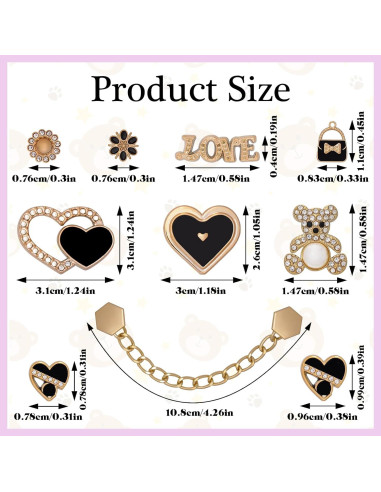 20 Encantos de Zapato Brillantes para Mujeres - Decoración DIY