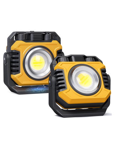 Luz de Trabajo Recargable Samyoung 2 Piezas 2400LM 360