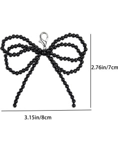 Set de 4 Encantos de Zapato con Lazo de Perlas Dielianyi 2