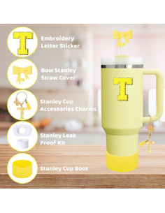 Accesorios Amarillos para Taza Stanley MOTEERLLU 6 Piezas 2