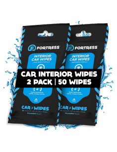 Toallitas para Interior de Auto Fortress - Paquete de 2 (25 ct)