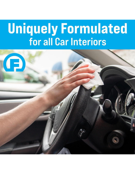 Toallitas para Interior de Auto Fortress - Paquete de 2 (25 ct)