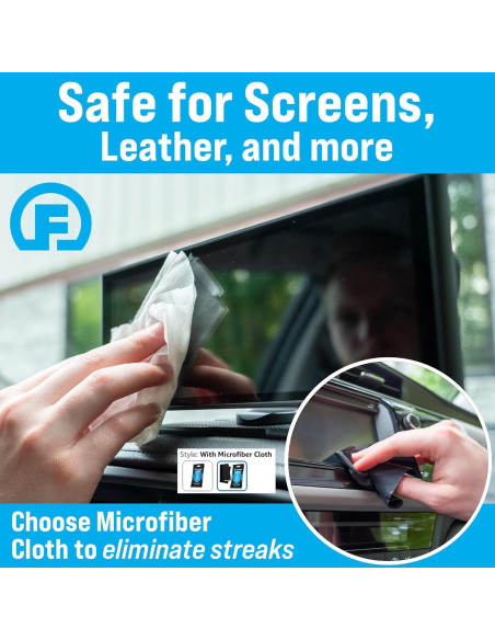 Toallitas para Interior de Auto Fortress - Paquete de 2 (25 ct)