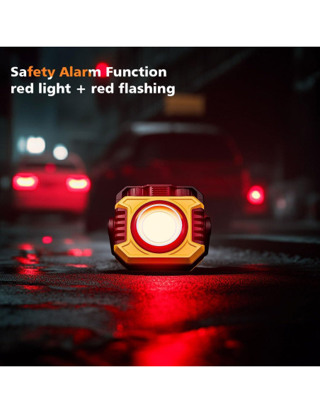 Luz de Trabajo Recargable Samyoung 2 Piezas 2400LM 360