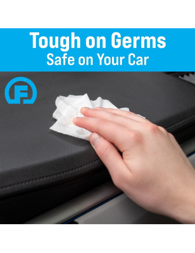 Toallitas para Interior de Auto Fortress - Paquete de 2 (25 ct)