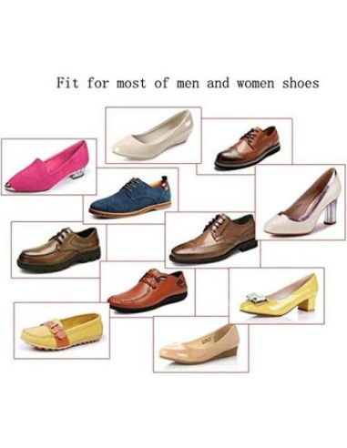 2 Pares de Árboles para Zapatos Transparentes UPSTORE Ajustables