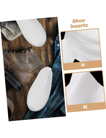 Inserciones de Zapatos Desechables Garneck - 10 Pares de Espuma