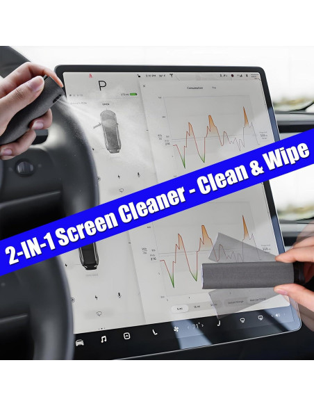 Kit de limpieza interior COSLAKE para Tesla 9 piezas