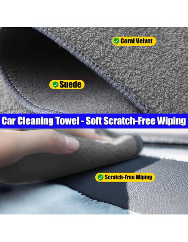 Kit de limpieza interior COSLAKE para Tesla 9 piezas