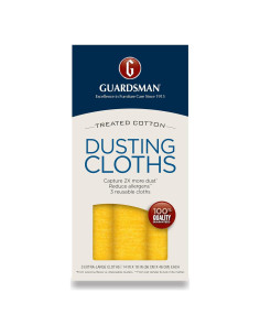 Paños de limpieza de polvo Guardsman, 3 unidades, 100% algodón