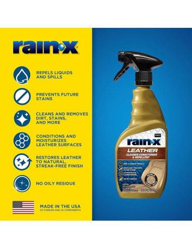 Limpiador Acondicionador Repelente de Cuero Rain-X 0.54 kg