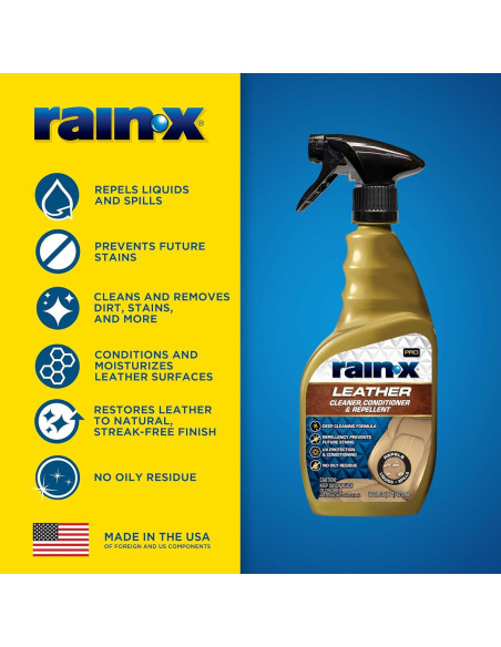 Limpiador Acondicionador Repelente de Cuero Rain-X 0.54 kg