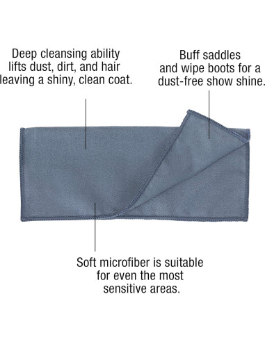 Toallas de Limpieza de Tack ECP Microfibra Paquete de 3