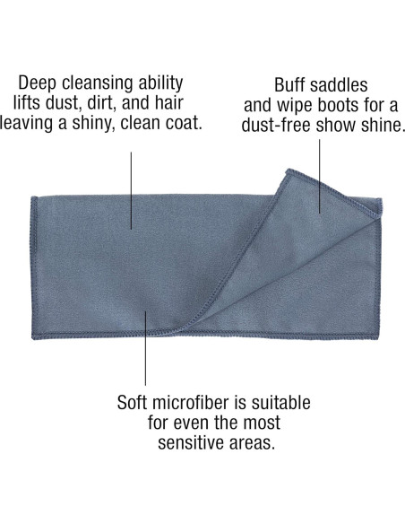 Toallas de Limpieza de Tack ECP Microfibra Paquete de 3