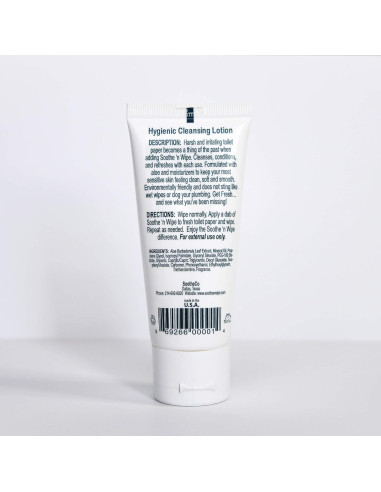 Loción Limpiadora Higiénica Soothe 'n Wipe 59.15 ml - Alternativa a Toallitas