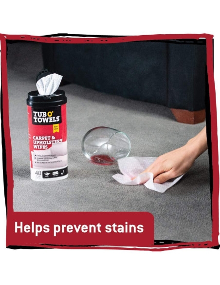 Toallitas de limpieza Tub O' Towels 40 unidades 17.8x20.3 cm