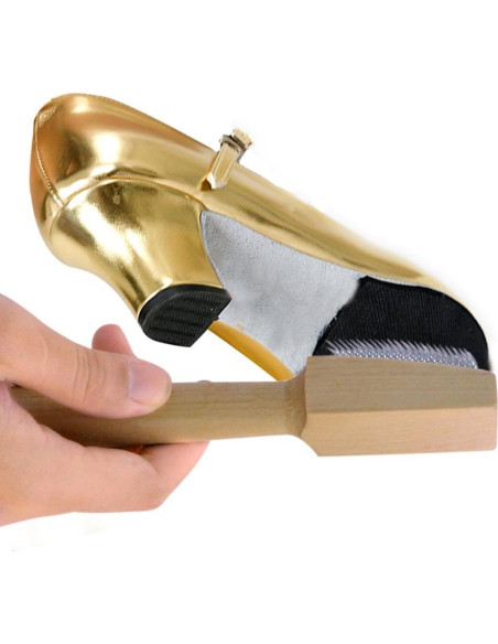 Cepillo de Limpieza para Zapatos de Baile Jmkcoz - Madera y Alambre