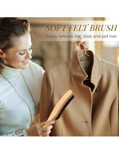 Set de 2 Cepillos de Pelo Dazzhues para Sombreros de Fieltro