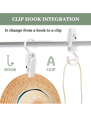 Paquete de 10 Pinzas de Plástico LALALIVABLE para Ropa