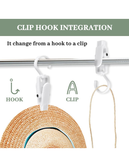 Paquete de 10 Pinzas de Plástico LALALIVABLE para Ropa