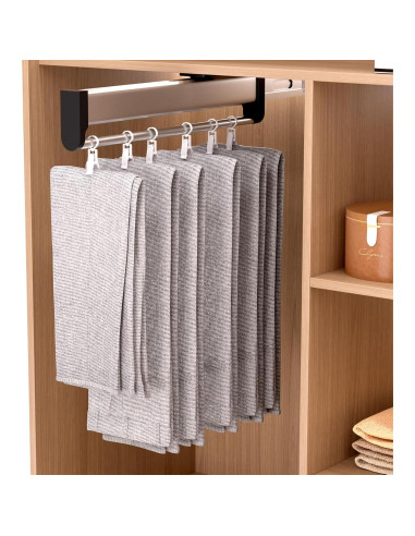 Paquete de 10 Pinzas de Plástico LALALIVABLE para Ropa