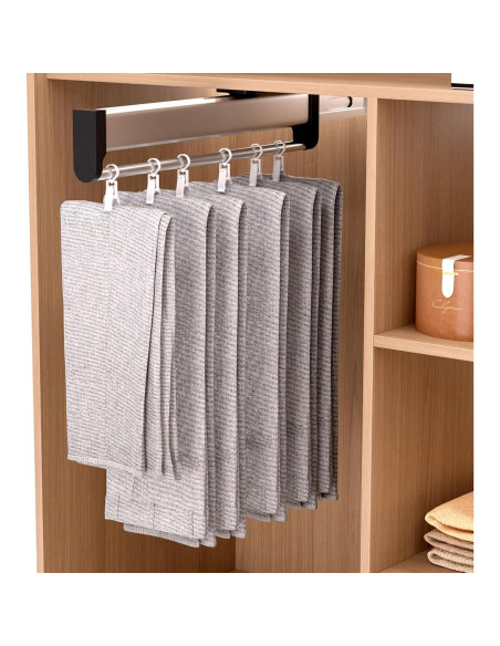 Paquete de 10 Pinzas de Plástico LALALIVABLE para Ropa