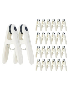 Paquete de 24 Pinzas de Plástico CAETOUNG Alta Resistencia