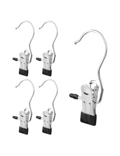 Ganchos de Lavandería FuninCrea 5 Pcs Acero Inoxidable Antideslizantes
