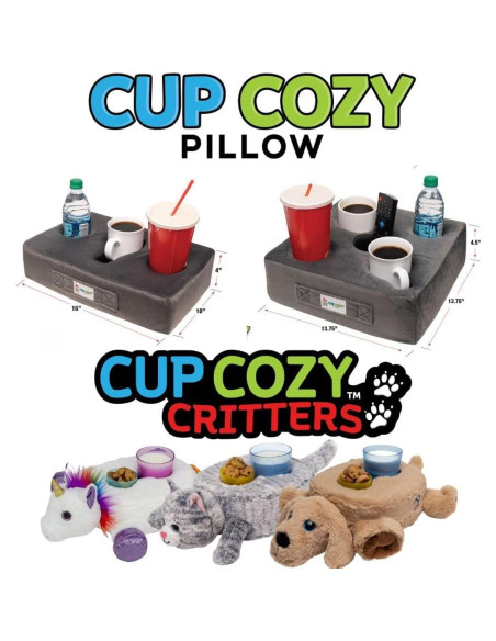 Cojín Portavasos Cojín Portavasos Teal 5 Agujeros para Bebidas