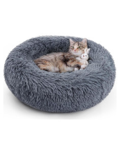 Cama para Gatos Rabbitgoo Mediana Gris Oscuro 50 cm Lavable