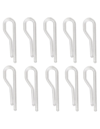 100 Clips de Cocodrilo Plástico APUXON 38mm Reutilizables