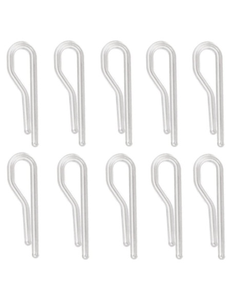 100 Clips de Cocodrilo Plástico APUXON 38mm Reutilizables