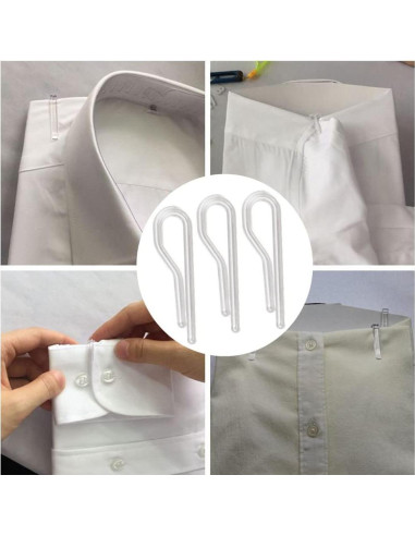 100 Clips de Cocodrilo Plástico APUXON 38mm Reutilizables