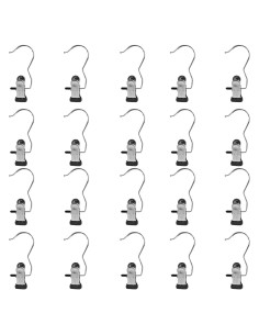 Ganchos de Lavandería Acero Inoxidable TAODAN 20 Pcs