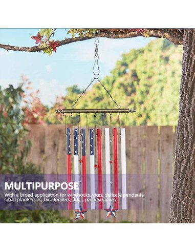 Anley Paquete de 10 Clips Giratorios de Acero Inoxidable 7.62 cm