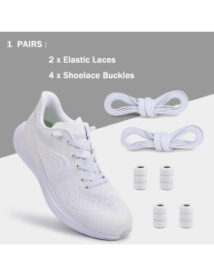 Cordoneras Elásticas Sin Nudos AOLLRUIRLL 119 cm Ajustables 2