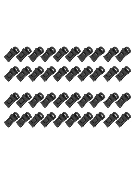 40 Pinzas de Plástico Antideslizantes Pssopp para Ropa